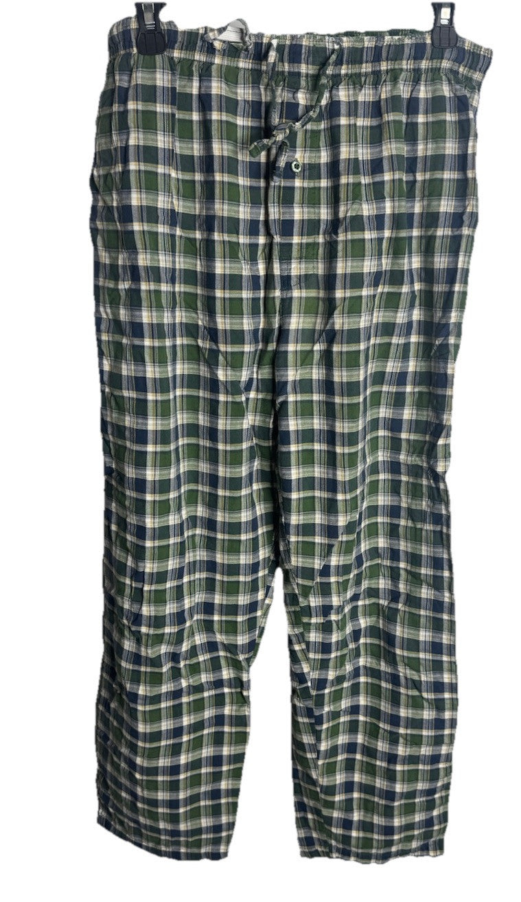 Hanes Men's Lightweight Yarn Dyed Flannel Sleep Pajama Lounge Pants for Men M