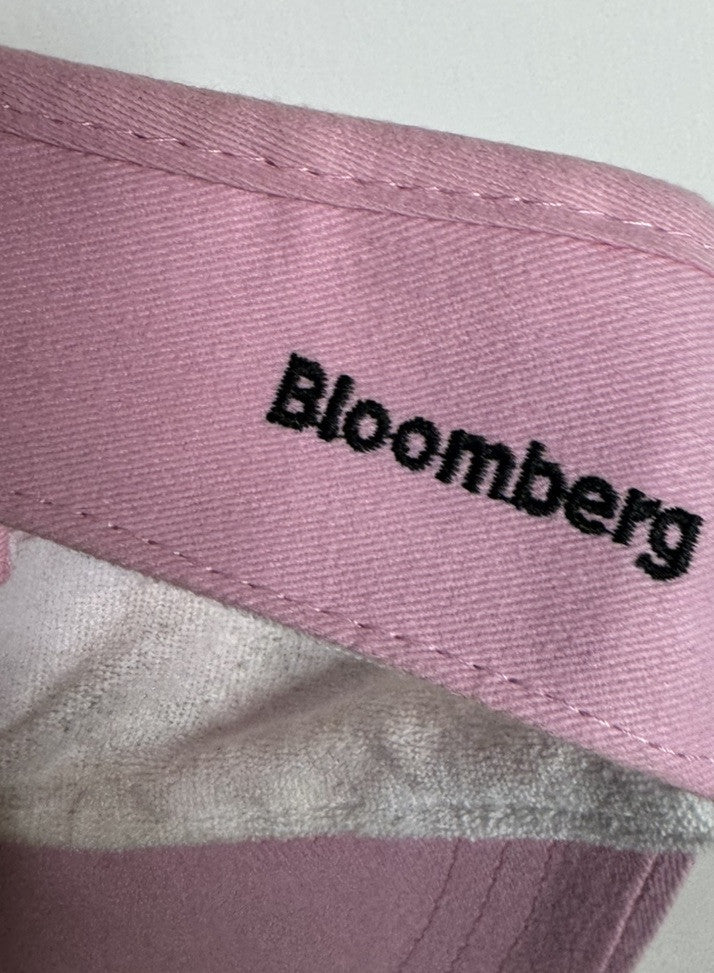 Breast Cancer Awareness Pink Cotton Adjustable Embroidered Visor Cap Hat
