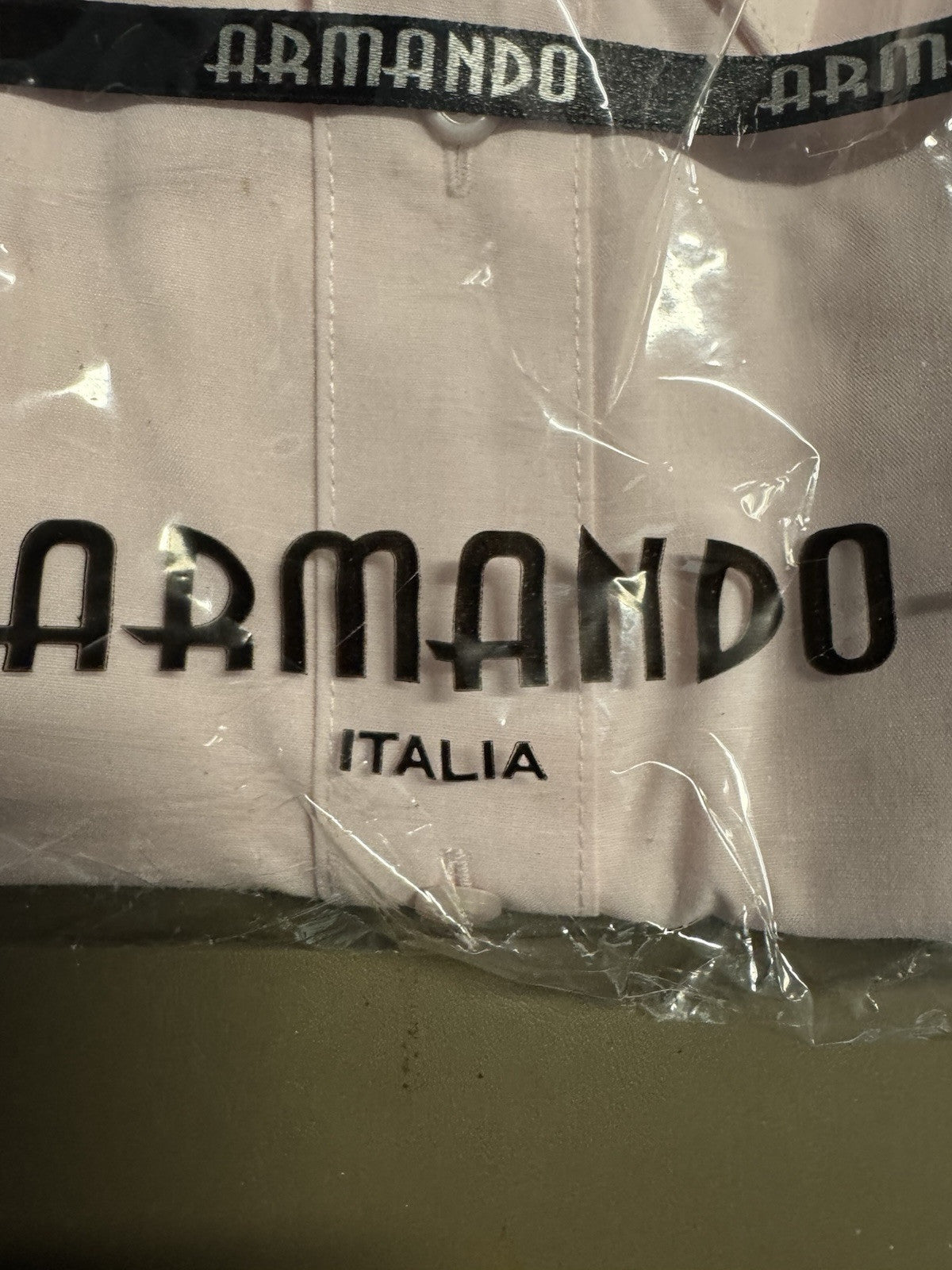 ARMANDO MEN BUTTON DOWN SHIRT Size 22 34/35