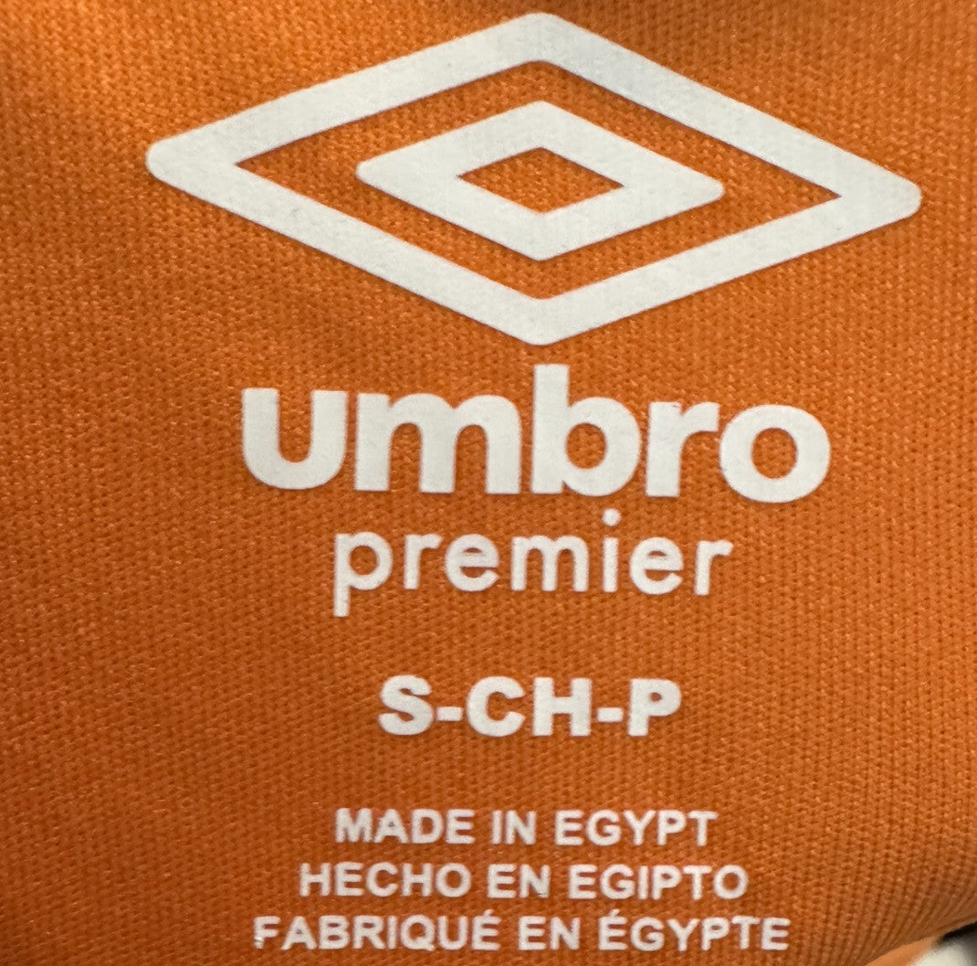 Umbro Soccer Shots Orange Athletic T-Shirt Kid's Size Small