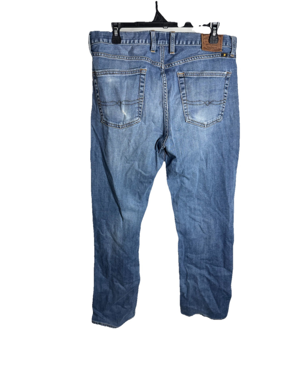 Lucky Brand Jeans Mens 34x34 Blue 110 Skinny Medium Wash Denim Stretch
