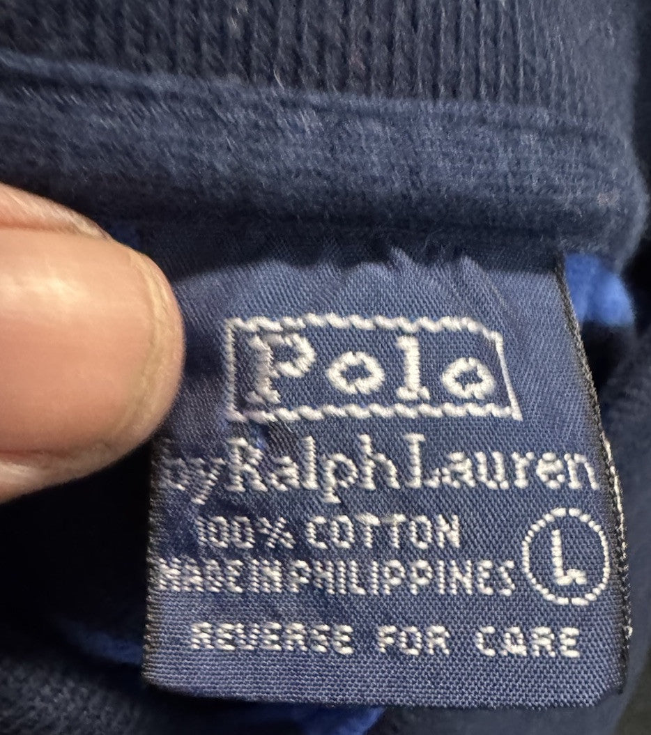 Polo By Ralph Lauren Blue Polo Size Large