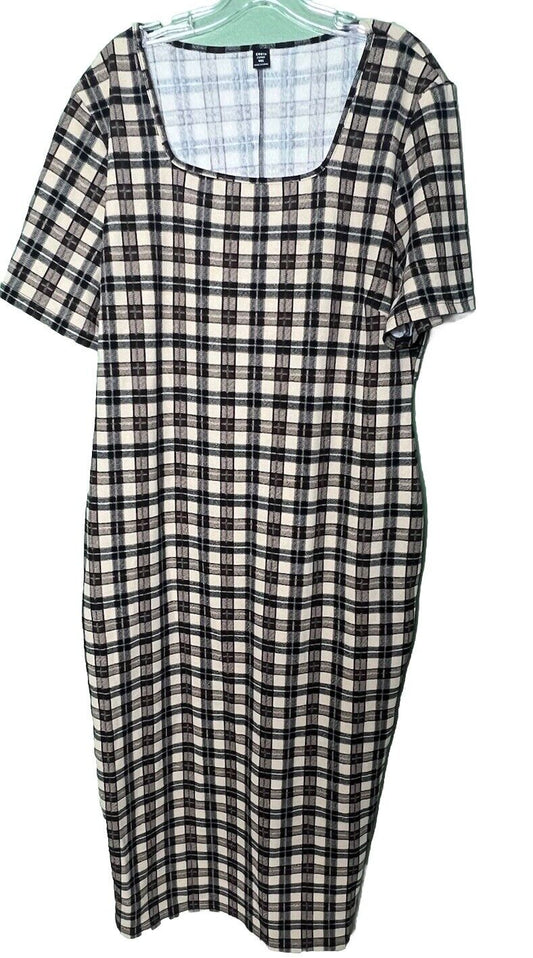 Shein Curve Maxi Dress Women's 4XL Short Sleeves