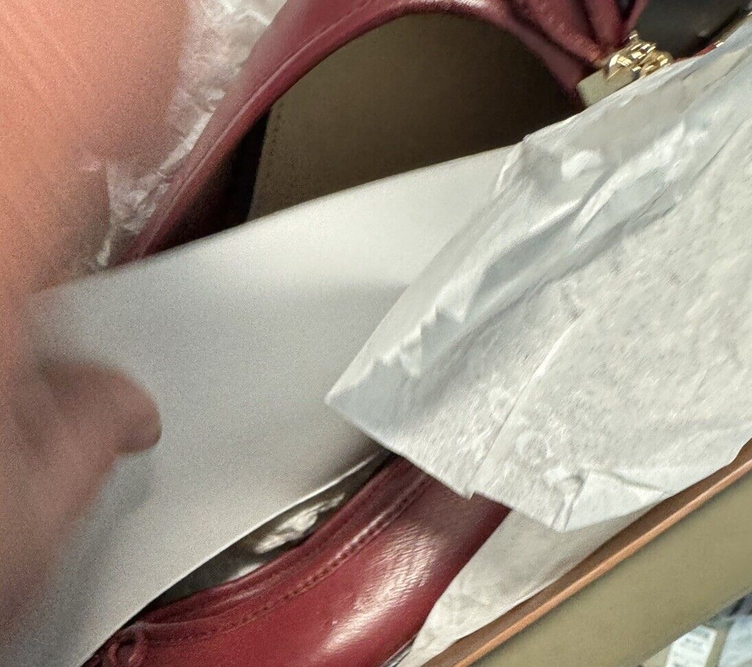 Coach Scarlet Monogram Slip-on Flats Size 8M Canvas / Leather