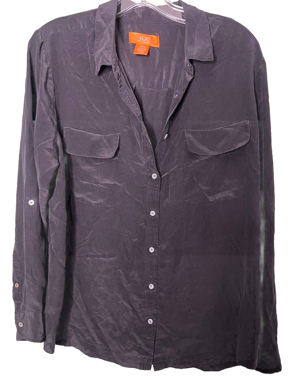 Joe Fresh Shirt Womens XL Button Up Long Sleeve