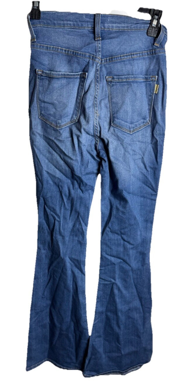 Vibrant MIU Jeans Women's Size 7 Skinny Stretch Solid Blue