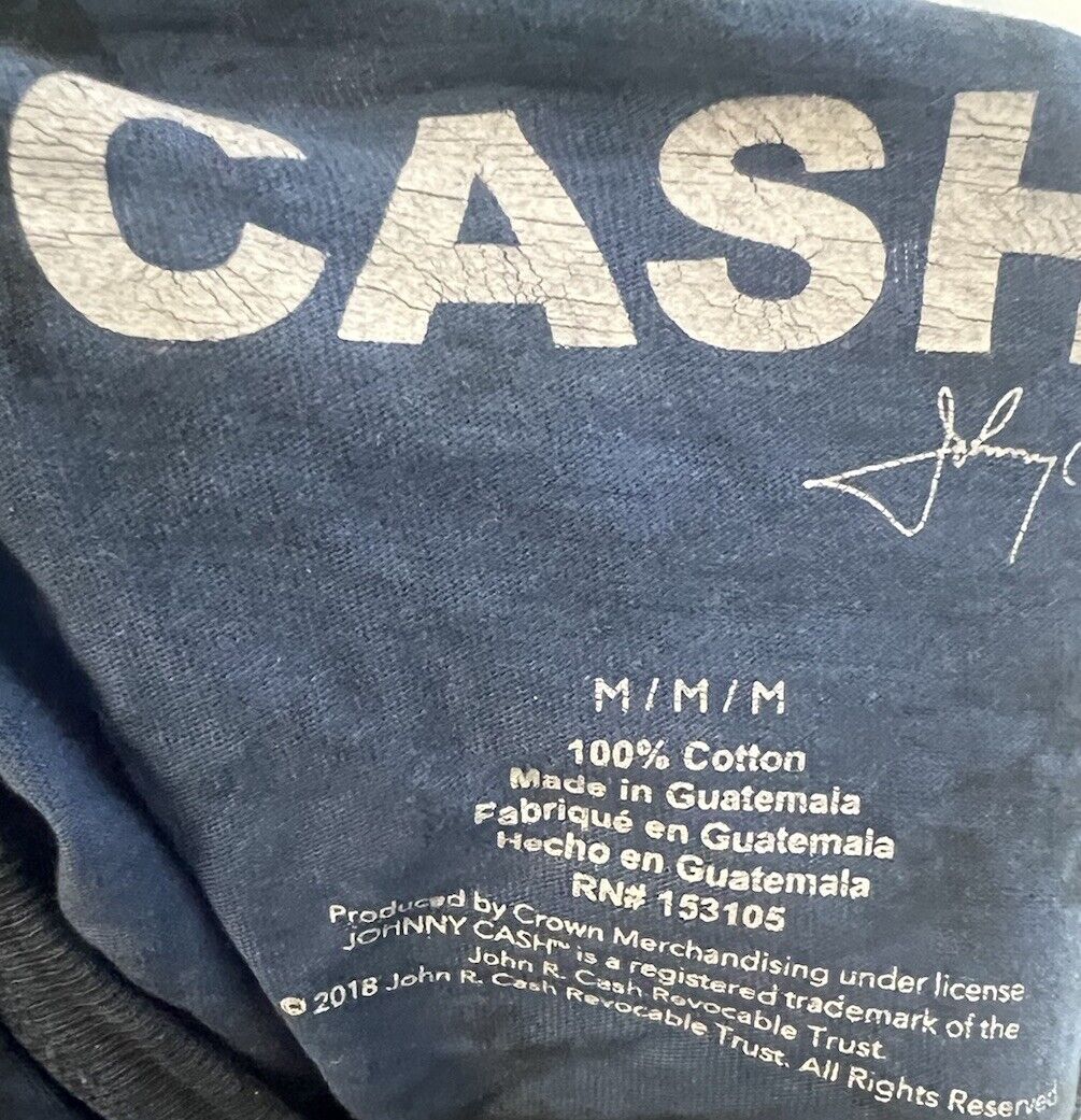 johnny cash t shirt Size Medium short sleeve country music