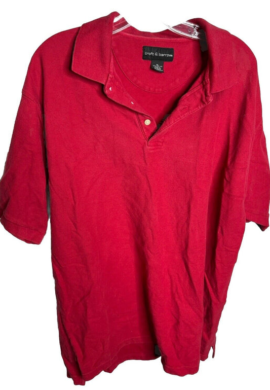 Croft & Barrow Easy Care Polo Shirt Mens XL Short Sleeve Classic