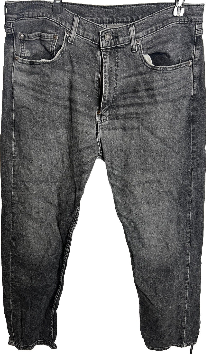 VTG 90s Levi's 505 Jeans Mens 36x30 Black Regular Fit Straight Leg Cotton Denim