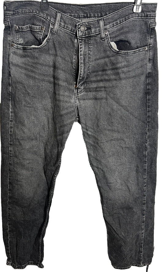 VTG 90s Levi's 505 Jeans Mens 36x30 Black Regular Fit Straight Leg Cotton Denim