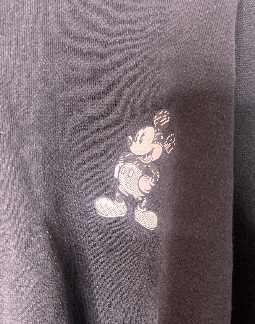 Walt Disney Mickey Mouse Baggy Sweater Black Size XL