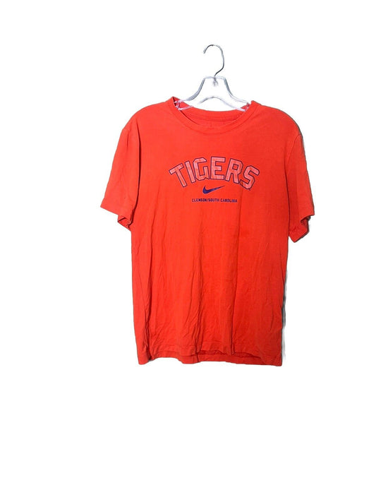 Men's Orange NIKE "Clemson Tigers" TEE SHIRT Size S Short Sleeve Dri-Fit
