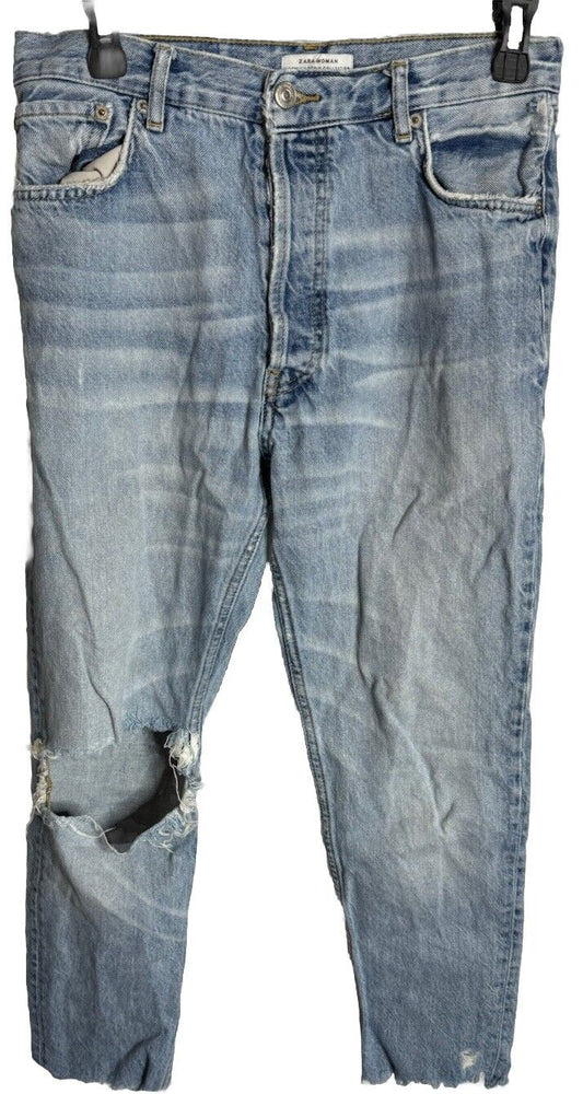 Zara Premium Denim Collection Blue Jeans Size 4 High rise