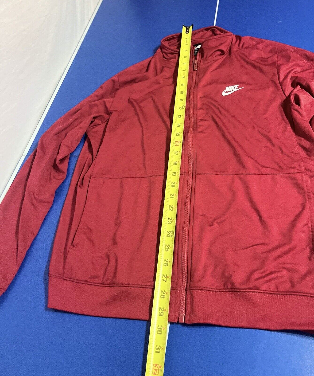 Nike Zip Up Jacket Red Athletic Jacket,Men’s Size Medium,Rare Find,High Quality