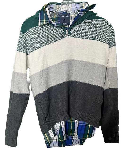 Ralph Lauren Boy's 14/16 Vest And Button Down