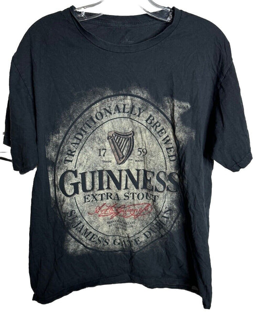 Guinness Brand black Guinness graphic men's  T-SHIRT No Size Feels Like Medium