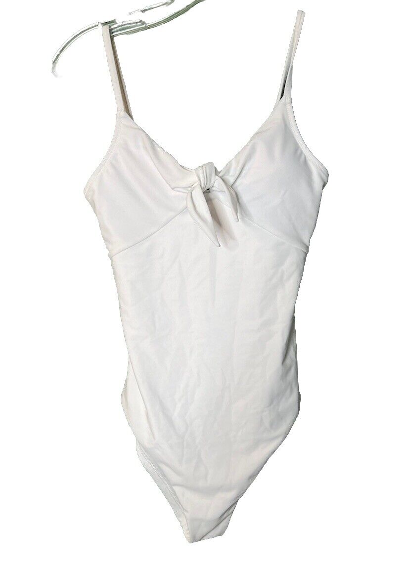 Express Ruched Convertible Body Contour One-Piece Swimsuit Small