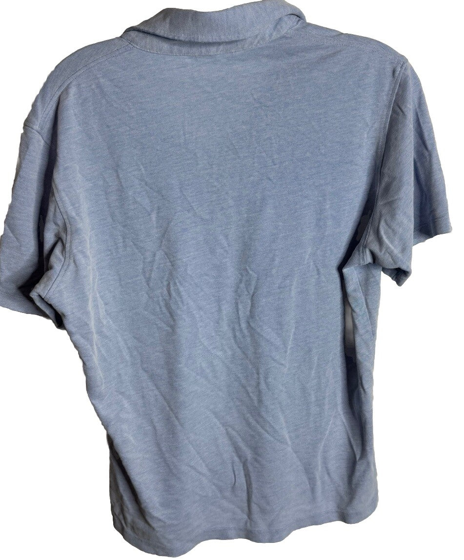 Uniqlo Polo Shirt Mens Size Medium Short Sleeve Collared Lightweight Preppy READ