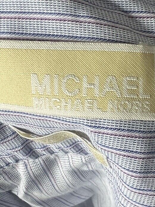Michael Kors Button Up Shirt Size 15.5 32/33 Long Sleeve