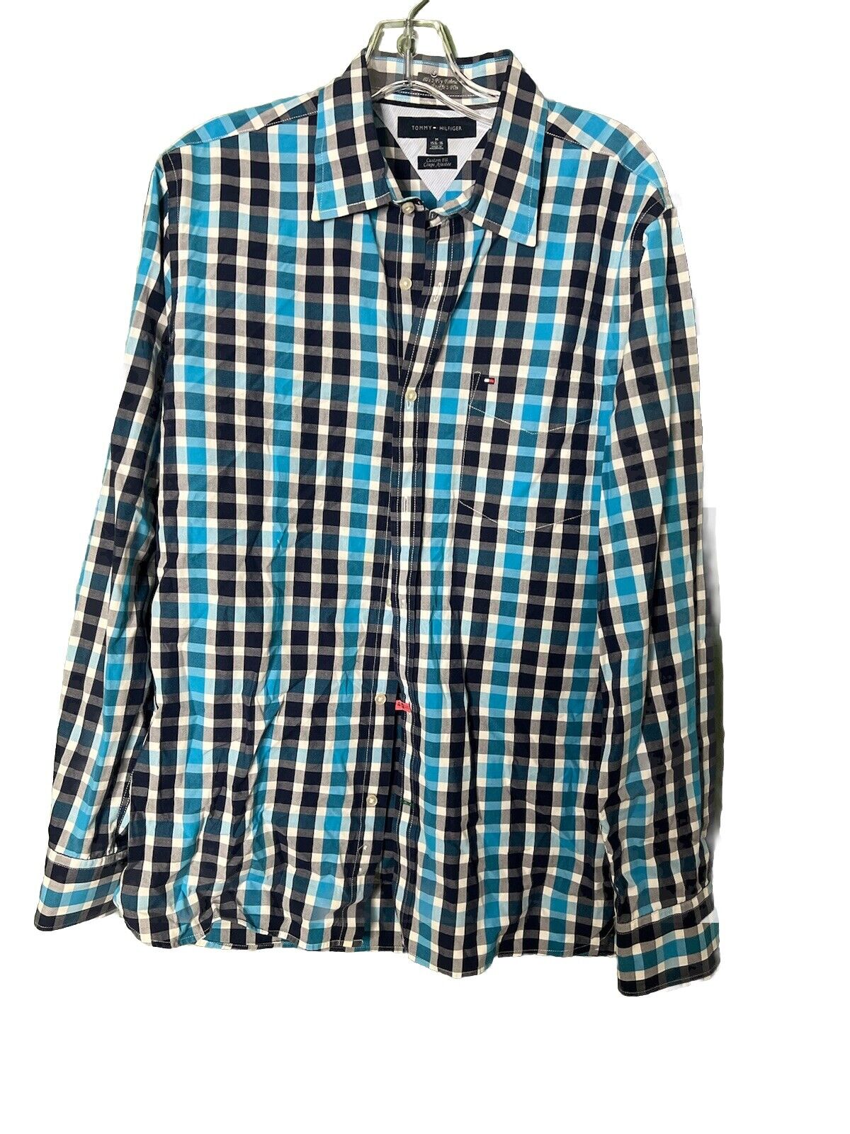 TOMMY HILFIGER CLASSICS SZ Medium 15.5- 16