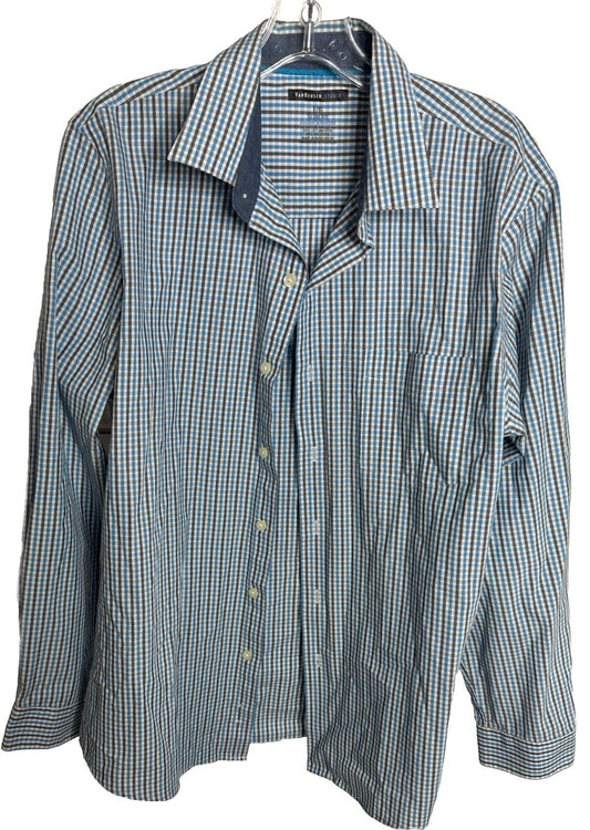 van hussen dress shirt Men’s Large Studio Slim Fit
