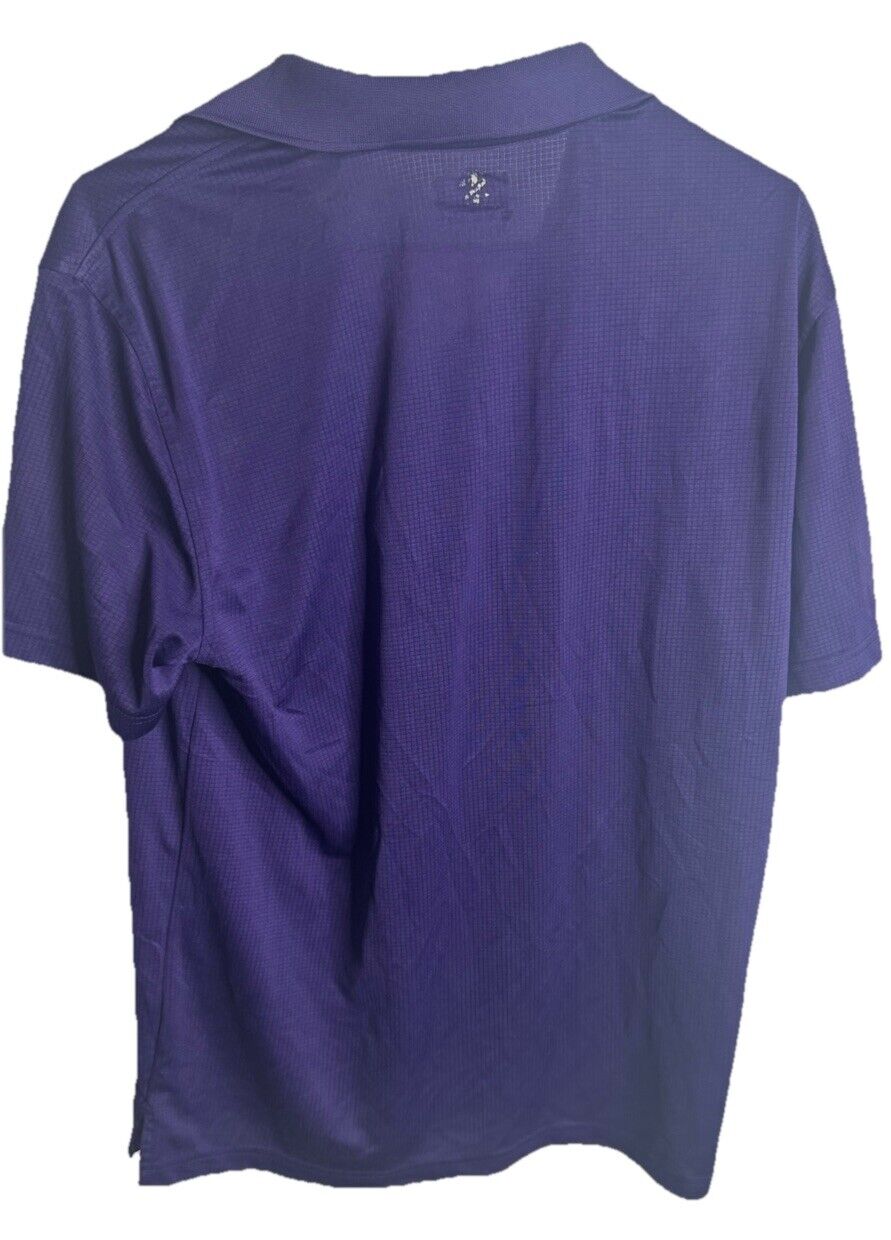IZOD Pique Polo Shirt Mens Medium  IZ Logo Short Sleeve Casual