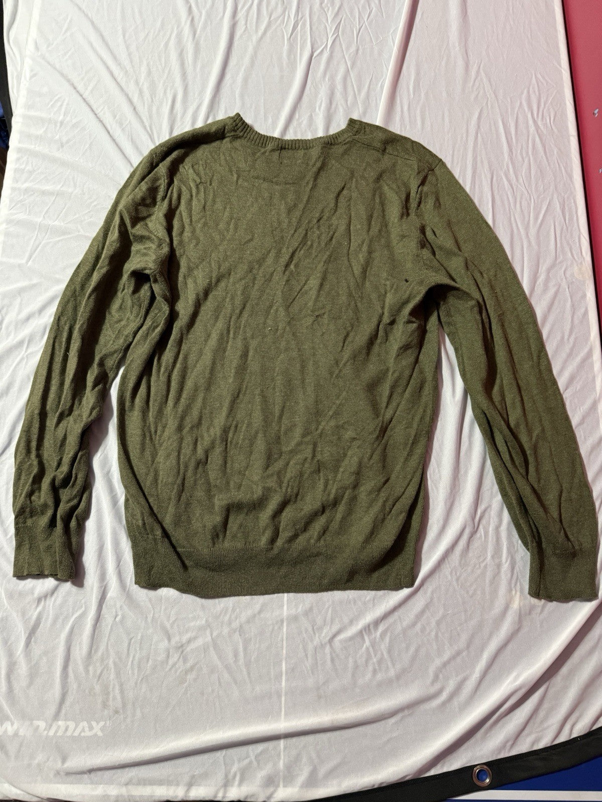 Old Navy Sweater men medium, Green, Quilted, High Quality,Rare Find Vintage Look