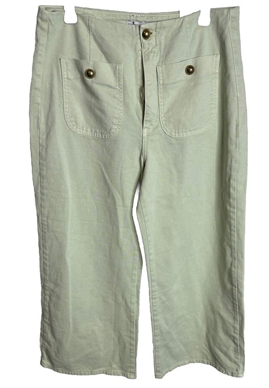 Zara Jeans Womens 10 Straight Wide Leg *