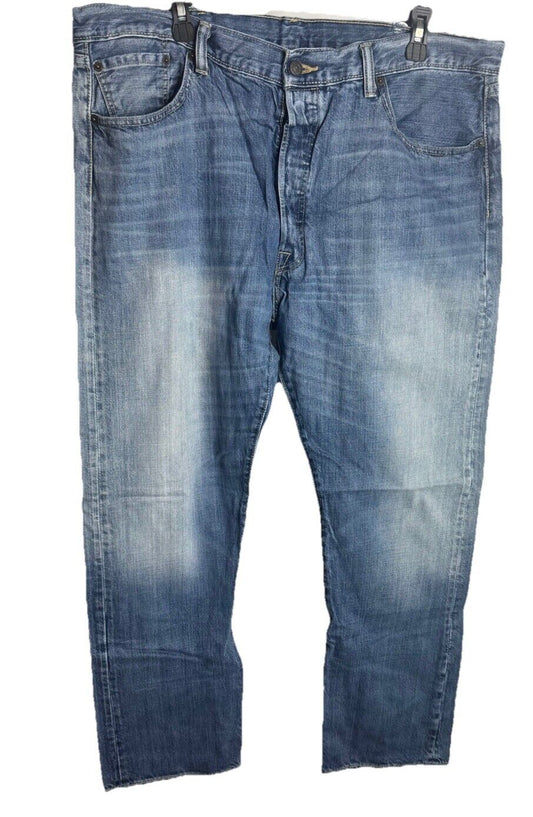 Levi Strauss 501 Straight Leg Denim Jeans Size 40 X 32 Men Blue Denim