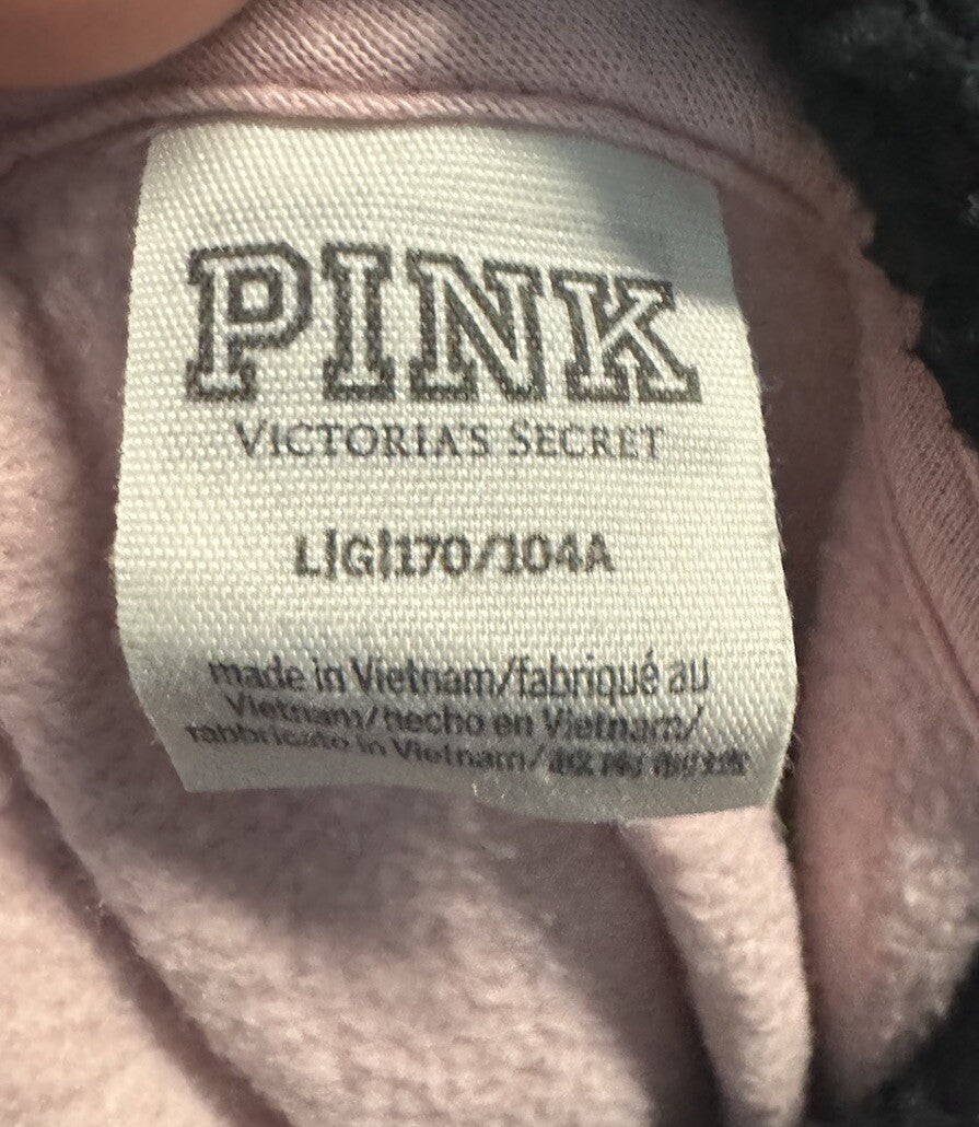 Victoria Secret Womens Long Sleeve Pullover Hoodie Size Large