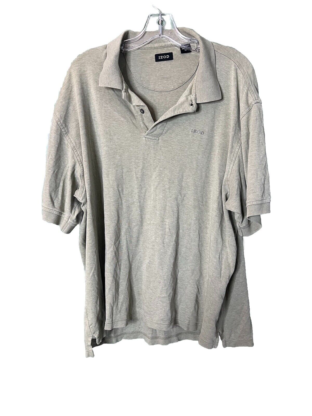 Izod Men's Polo Shirt Regular Fit Short Sleeve Size XL Some Stain In Armpits