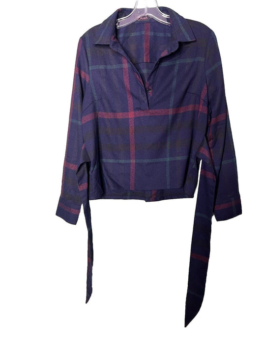 Blush Shirt Women's Large L Long