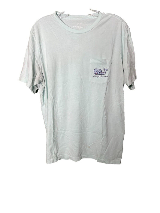 Vineyard Vines T Shirt Mens M  Short Sleeve Graphic Tropical Pocket