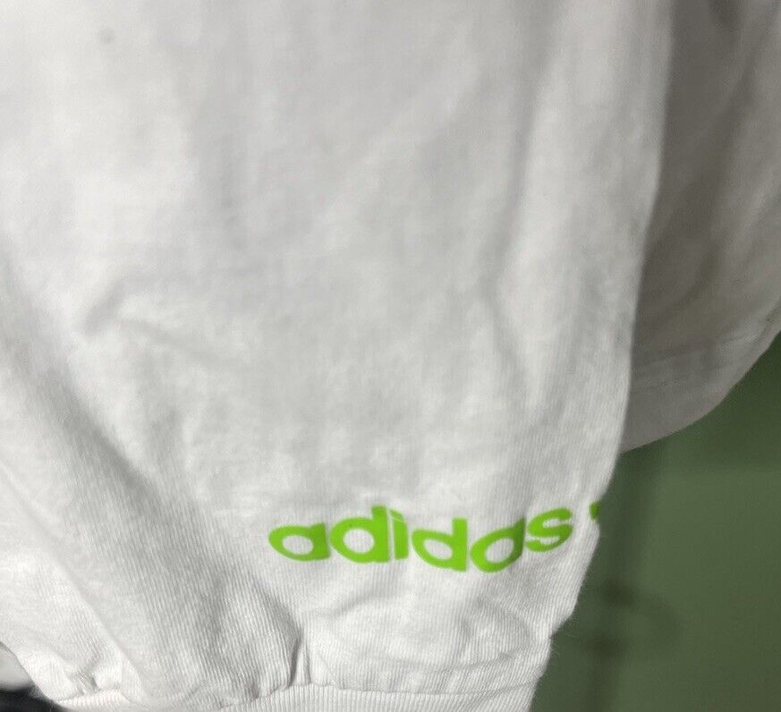 adidas Long Sleeve Shirt Men White Medium