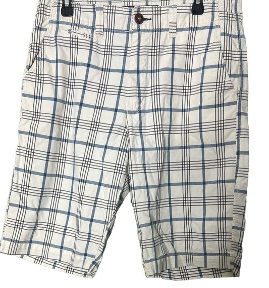 American Eagle 32 Plaid Longboard Shorts Mens