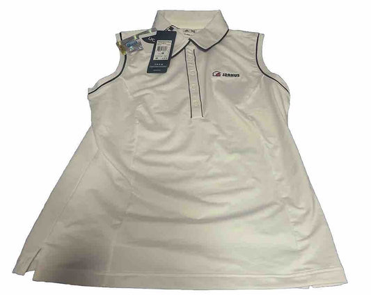 Adidas Women’s Golf Shirt, Size Medium, Clima Cool, White Shirt, High Quality