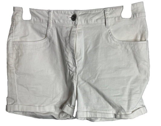 Design United Women's High Waist Metallic Biker Shorts  Size 27