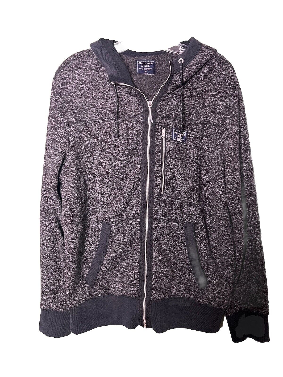 Abercrombie & Fitch Men's Full Zip Hoodie Medium Long Sleeve