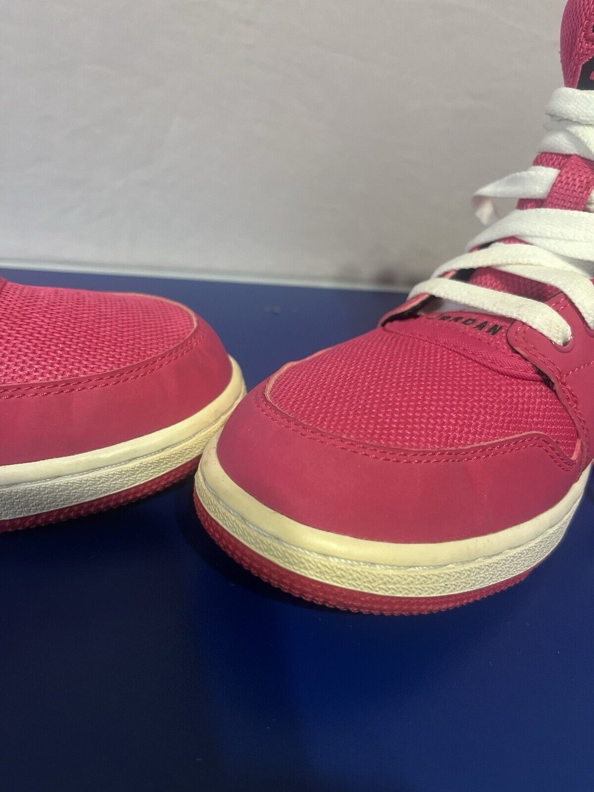 NIKE AIR JORDAN PINK, 6.5Y, Leather Shoes, Jordans, Rare Find Read Description