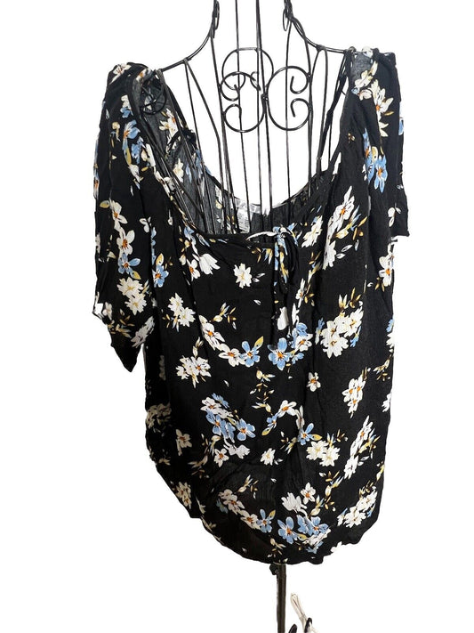 Lascana For Venus Woman’s Sleeveless Multicolor Floral Dress Size 2 XL