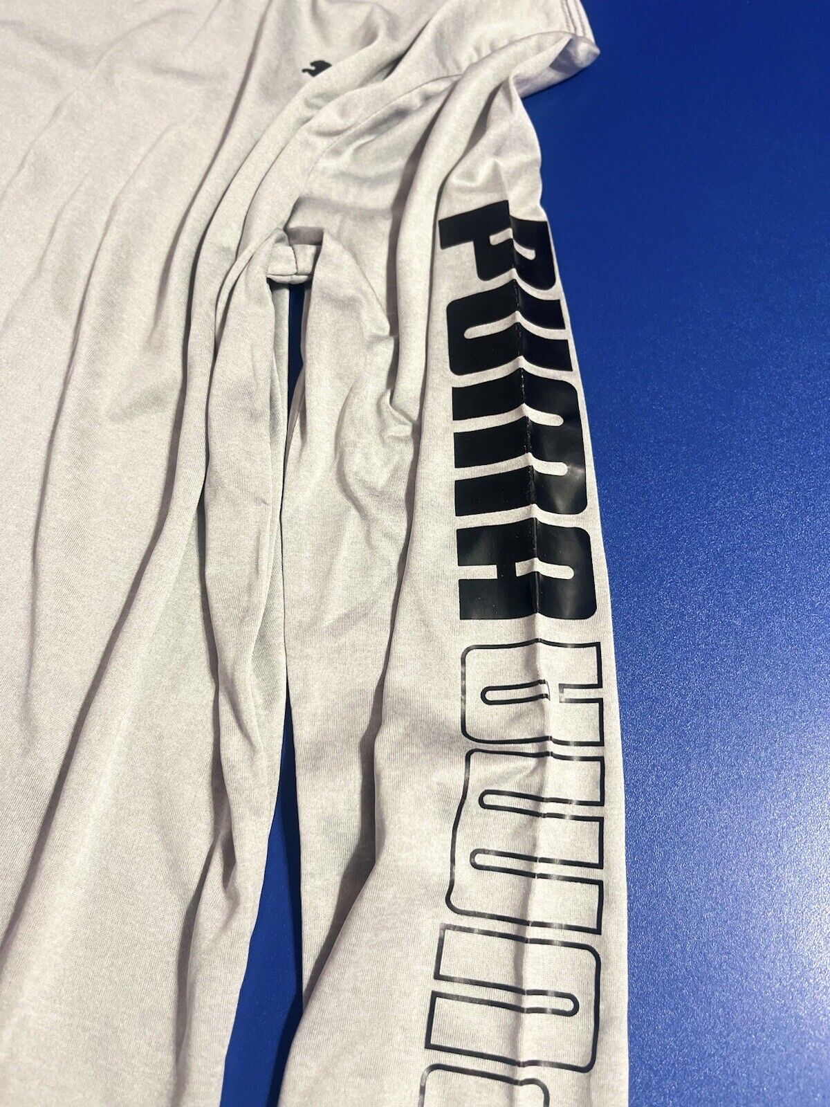 PUMA  White Boy Youth Large (14/16) Polyester Long Sleeve Shirt Stay Cool Summer