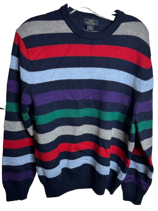 Brooks Brothers 346 Mens Sweater Large Crew Neck Pullover Lightweight