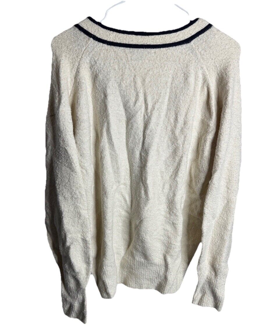 J Crew Sweater Womens Medium Knit Cardigan Lightweight Preppy