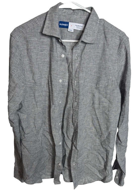 Old Navy Button-Up Shirt Men's Long Sleeve Regular Fit Size Small