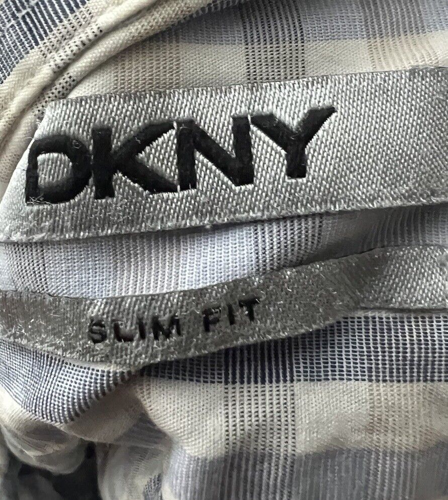DKNY Button Down Shirt Mens Size 15.5 32/33 Long-Sleeve