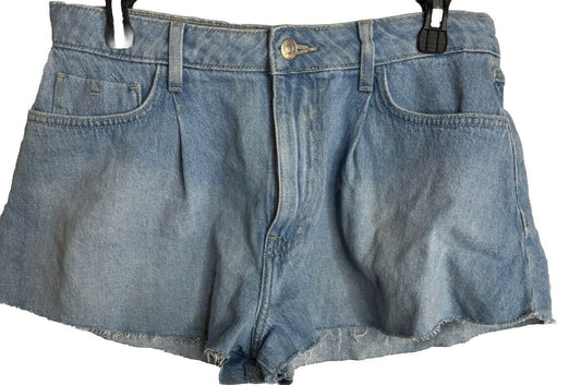 Forever 21 Jeans Womens Size 30 Shorts Blue Stretch Denim Stone Wash Pants