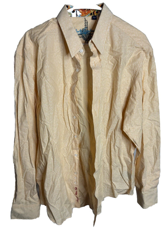 Robert Graham Dress Shirt Men's XL Cotton Button Up