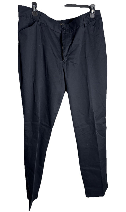 Lee Women Jeans 16 Long Cotton Blend Mid Rise Straight Relaxed Fit