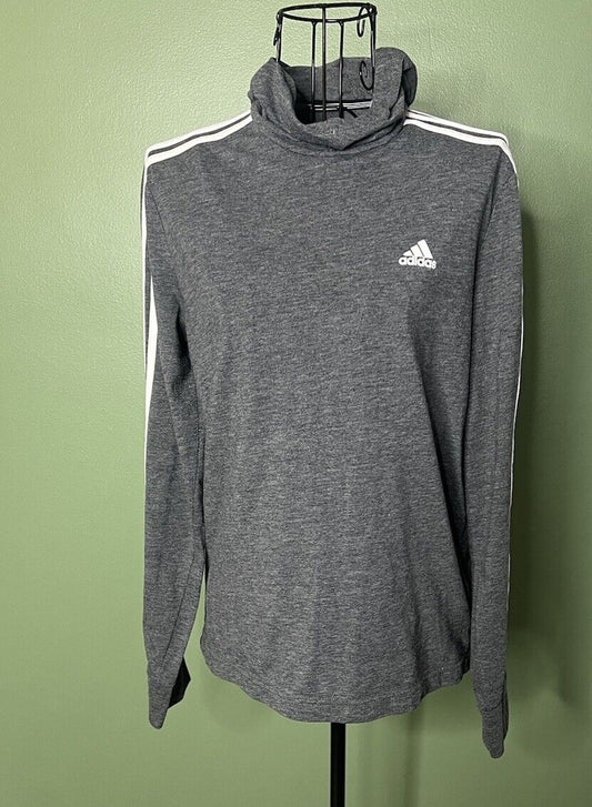 Adidas Hoodie Mens Small Activewear Pullover Sweatshirt Fleece Small Long Sleeve