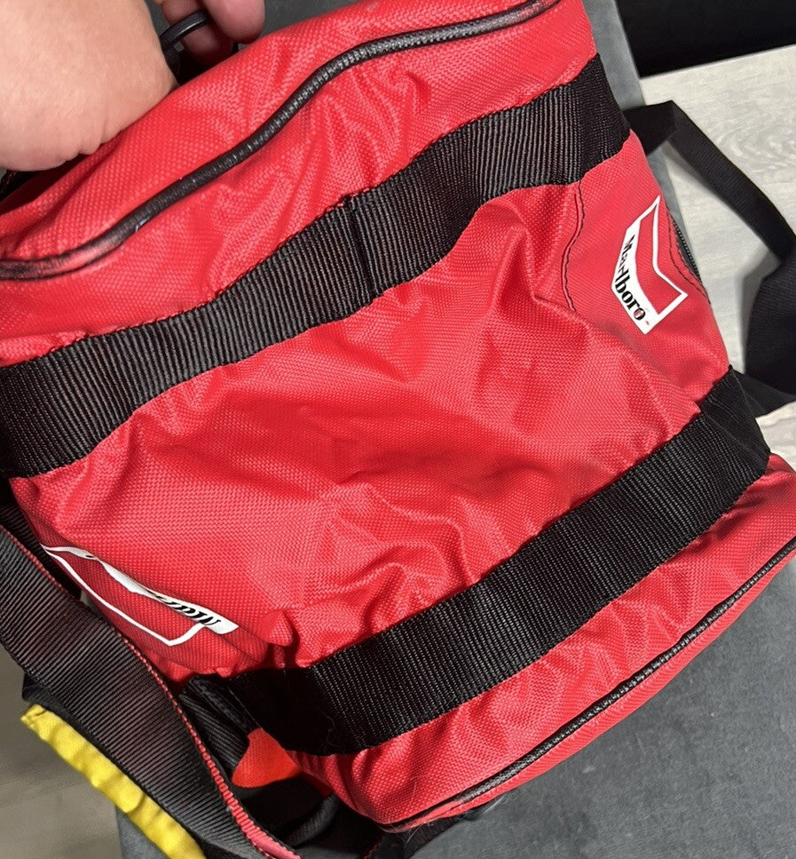 Vintage Marlboro Cooler Bag - Adventure Team - Lizard Rock  - Red - Insulated/